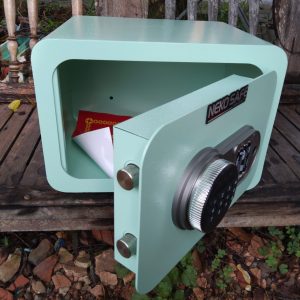 Két Sắt Điện Tử Mini KS 24, Xanh, Việt Tiệp, Nặng 7kg, Két Sắt Bắc Ninh, Két Sắt Việt Tiệp Bắc Ninh.