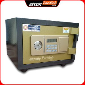 Két Sắt Điện Tử BN18-DT, Đen Vàng, Việt Tiệp, Nặng 28kg, Két Sắt Bắc Ninh, Két Sắt Việt Tiệp Bắc Ninh.
