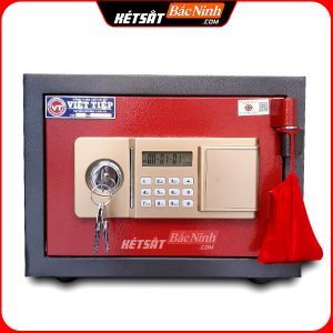 Két Sắt Điện Tử BN18-DT, Đen Đỏ, Việt Tiệp, Nặng 28kg, Két Sắt Bắc Ninh, Két Sắt Việt Tiệp Bắc Ninh.