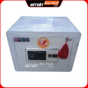 Két Sắt Vân Tay Điện Tử BN48-VTDT, Ngang, Trắng, Việt Tiệp, Nặng 40kg, Két Sắt Bắc Ninh, Két Sắt Việt Tiệp Bắc Ninh.