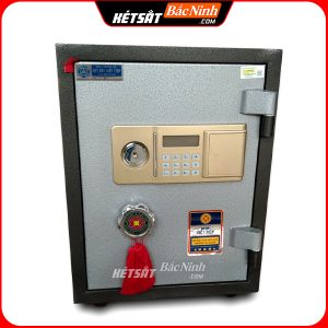 Két Sắt Điện Tử BN58-DT, Đen Ghi, Việt Tiệp, Nặng 55kg, Két Sắt Bắc Ninh, Két Sắt Việt Tiệp Bắc Ninh.