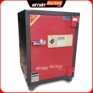 Két Sắt Điện Tử BN71-DT, Đen Đỏ, Việt Tiệp, Nặng 130kg, Két Sắt Bắc Ninh, Két Sắt Việt Tiệp Bắc Ninh.