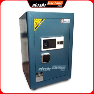 Két Sắt Vân Tay Điện Tử KC63– VTDT, Xanh, Khóa Ngang, Việt Tiệp, Nặng 80kg, Két Sắt Bắc Ninh, Két Sắt Việt Tiệp Bắc Ninh.