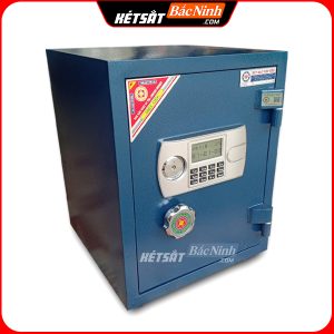 Két Sắt Điện Tử KV56-DT, XANH, Việt Tiệp, Nặng 70kg, Két Sắt Bắc Ninh, Két Sắt Việt Tiệp Bắc Ninh.