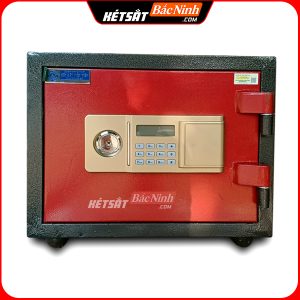 Két Sắt Điện Tử BN37-DT, Đen Đỏ, Việt Tiệp, Nặng 38kg, Két Sắt Bắc Ninh, Két Sắt Việt Tiệp Bắc Ninh.