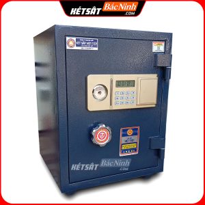 Két Sắt Điện Tử BN58-DT, Xanh Cô Ban, Việt Tiệp, Nặng 55kg, Két Sắt Bắc Ninh, Két Sắt Việt Tiệp Bắc Ninh.