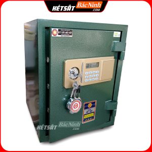 Két Sắt Điện Tử BN58-DT, Xanh Xanh, Việt Tiệp, Nặng 55kg, Két Sắt Bắc Ninh, Két Sắt Việt Tiệp Bắc Ninh.