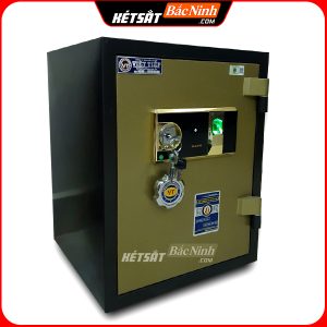BN58–VT (51x39x39) 55+-5kg, Két Sắt Vân Tay, Đen Vàng, Việt Tiệp, Két Sắt Bắc Ninh, Két Sắt Việt Tiệp Bắc Ninh.