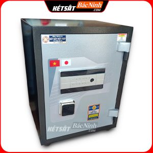 Két Sắt Vân Tay Điện Tử BN76 – VTDT, Đen Ghi, Việt Tiệp, Nặng 70kg, Két Sắt Bắc Ninh, Két Sắt Việt Tiệp Bắc Ninh.