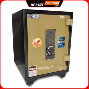 Két Sắt Vân Tay Điện Tử BN88 – VT, Đen Vàng, Bảng Dọc, Việt Tiệp, Nặng 100kg, Két Sắt Bắc Ninh, Két Sắt Việt Tiệp Bắc Ninh.